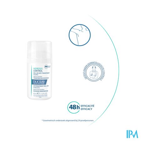 Ducray Hidrosis Control Roll-on 40ml Nf 9