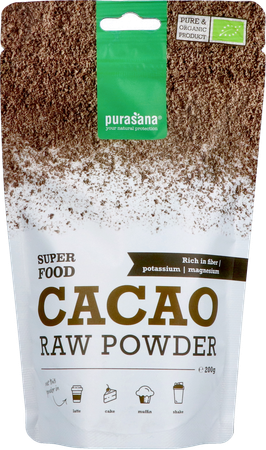 Purasana Vegan Cacao Pdr 200g Be-bio-02 2