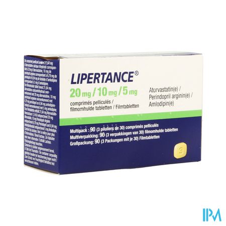 Lipertance 20mg/10mg/ 5mg Comp Pell 90