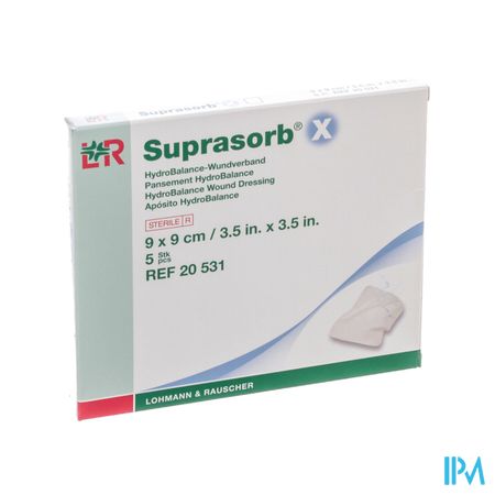 Suprasorb X Pans Cellulose 9x 9cm 5 20531