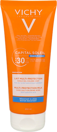 Vichy Cap. Sol. Beach Protect Zonnemelk Ip30 200ml 2