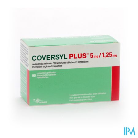 Coversyl Plus 5,0mg/1.25mg Comp 90