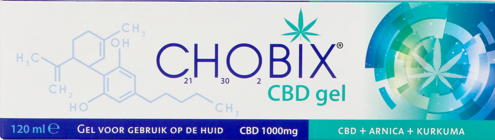 Chobix Gel Cbd 1000mgx120ml 3