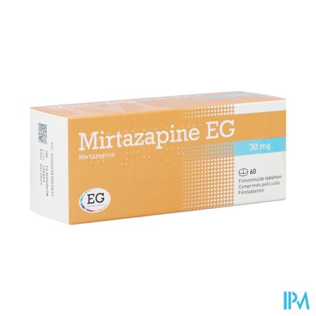 Mirtazapine EG 30Mg Tabl Pell  60X30Mg