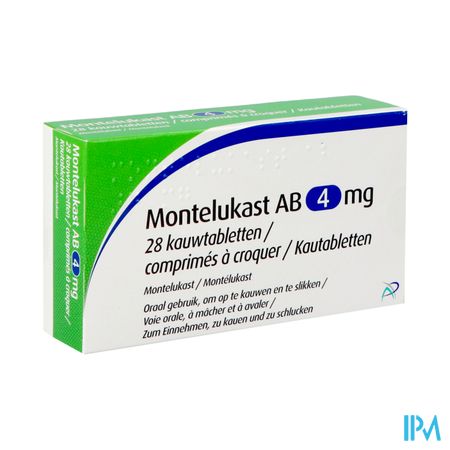 Montelukast Ab 4mg Kauwtabl 28