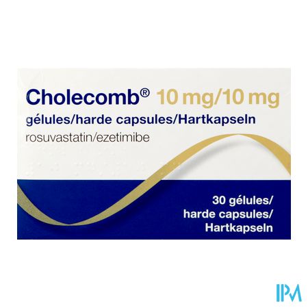 Cholecomb 10mg/10mg Caps Dur 30 1