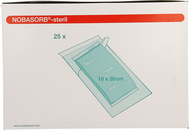 Noba Cp Absorbant Sterile 10cmx20cm 25 9350961 1