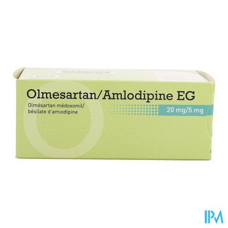 Olmesartan Amlodipine EG 20Mg/ 5Mg Film.Tabl 100 1
