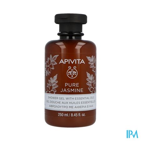 Apivita Pure Jasmine Shower Gel Ess Oils 250ml