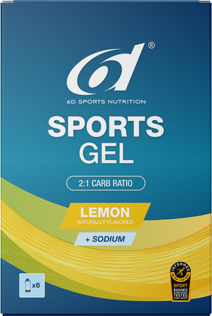 6d Sports Gel Lemon 6x45ml 2