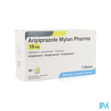 Aripiprazole Mylan 15mg Comp 98 X 15mg