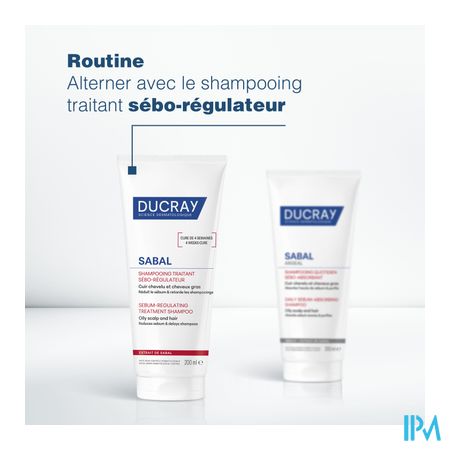 Ducray Sabal Argeal Dag. Sh Talgabsorberende 200ml 14