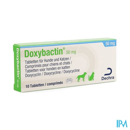 Doxybactin Honden Katten 50mg Comp 10