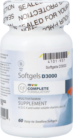 Mvw Complete Formul. Multivitamin D3000 Softgel 60 2