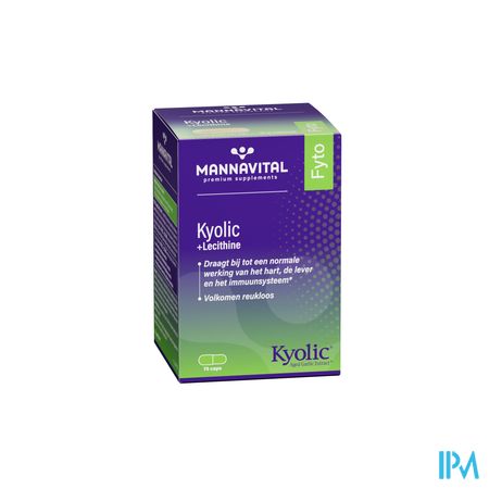 Mannavital Kyolic + Lecithine Caps 75 1