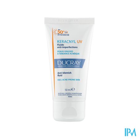 Ducray Keracnyl Uv Fluide Spf50+ A/onzuiver. 50ml