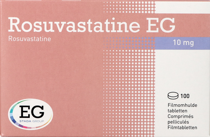 Rosuvastatine EG 10Mg Comp Pell 100 2