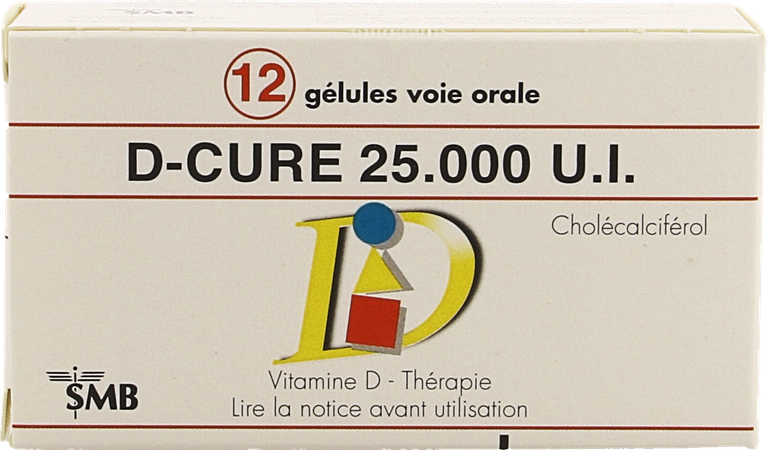 D-cure 25000ui Gelules 12 1