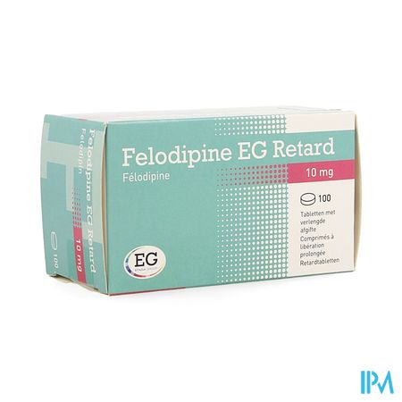 Felodipine EG Retard 10Mg Verl.Afgifte Tabl 100