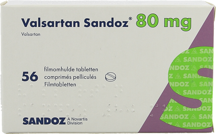 Valsartan Sandoz 80mg Filmomh Tabl 56 X 80mg 2