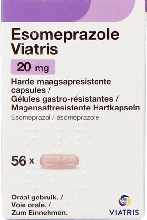 Esomeprazole Viatris 20mg Caps 56 3
