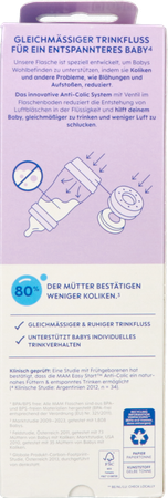 Mam Easy Start A/colic Zuigfl.pure Matt Blauw320ml 5