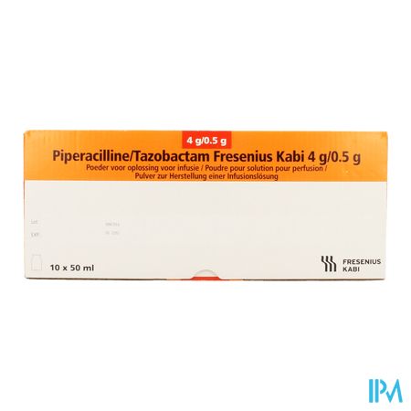 Piperacilline/tazobactam Freseni 10x4g/500mg 50ml 1