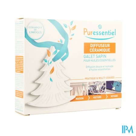 Puressentiel Diffuseur Ceramique Galet Sapin