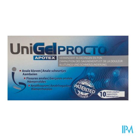 Unigel Apotex Procto Suppo 10 1