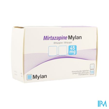 Mirtazapine Viatris 45mg Comp Pell 100