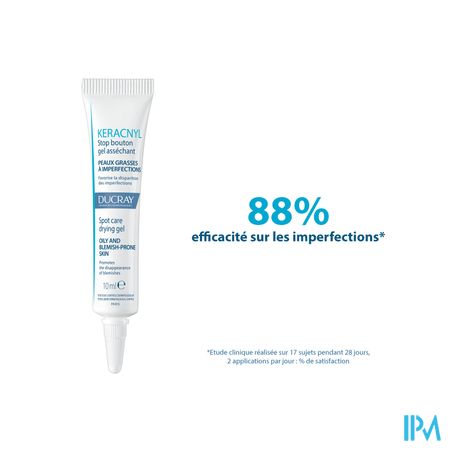 Ducray Keracnyl Stop Onzuiverheid 10ml Nf 4