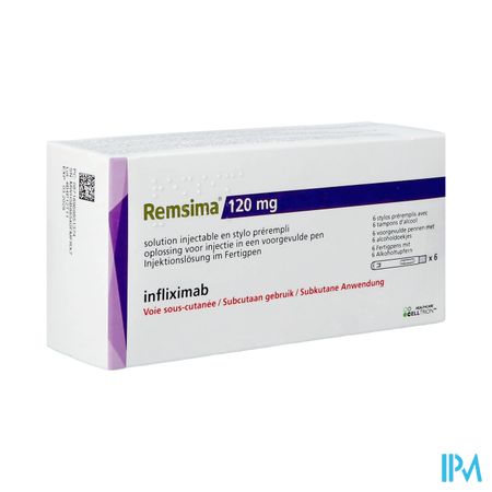 Remsima 120mg Orifarm Voorgevulde Pen 6