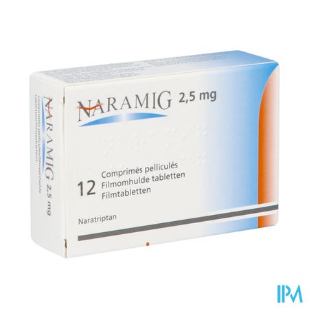 Naramig 2,5mg Pi Pharma Filmomh Tabl 12 Pip