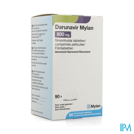 Darunavir Mylan 800mg Filmomh Tabl 90