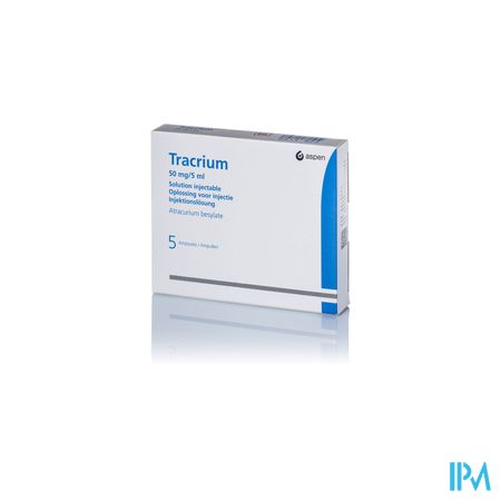 Tracrium 50 mg/5 ml sol. inj. i.v. amp. 5 x 5 ml