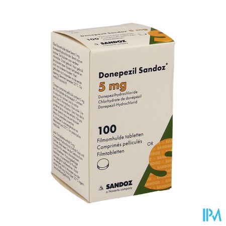 Donepezil Sandoz 5,0mg Filmomh Tabl 100 X 5,0mg 1