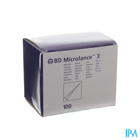 Bd Microlance 3 Aig. 23g 1 Rb 0,6x25mm Bleu 100