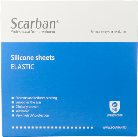 Scarban Elastic Silicone Sheet 5x 7,5cm 2 3