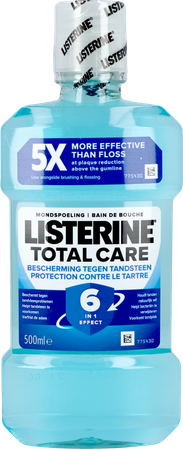 Listerine Total Care Bescherm.a/tandsteen 500ml Nf 1