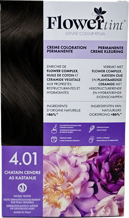 Flowertint Chatain Cendre 4.01 140ml 1