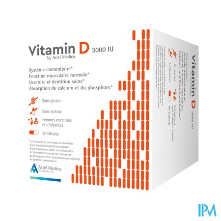 Astel Vitamin D 3000iu Caps 90 3