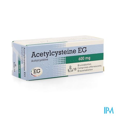 Acetylcysteine EG 600Mg Comp Eff 10X600Mg