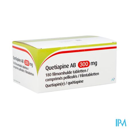 Quetiapine Ab 300mg Filmomh Tabl 180x300mg