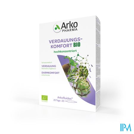 Arkofluide Confort Digestif Bio Amp 20 2