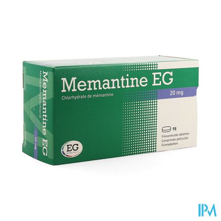 Memantine 20 Mg EG Filmom Tabl 98 X 20Mg