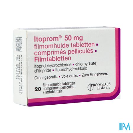 Itoprom 50mg Filmomh Tabl 20