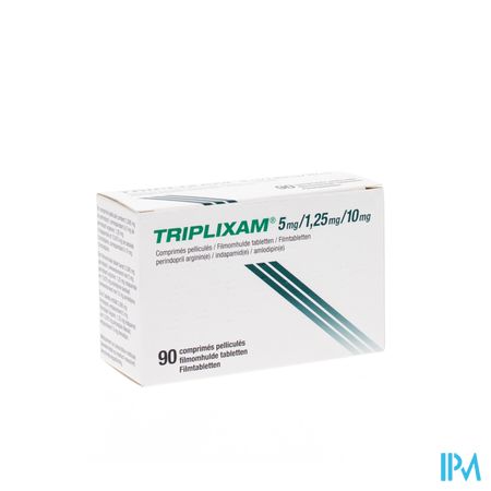 Triplixam 5mg/1,25mg/10mg Comp Pell 90