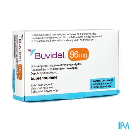 Buvidal 96mg Opl Inj Verl.afg. Voorg.sp 1x0,27ml