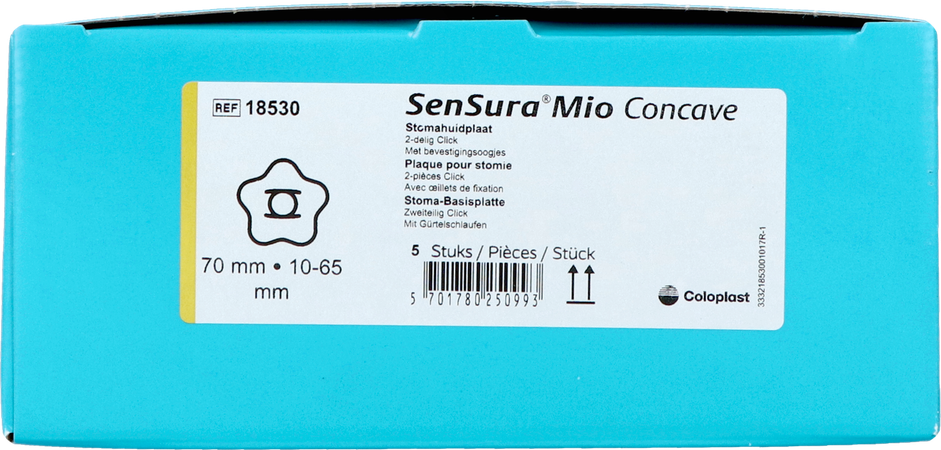 Sensura Mio Concave 2d Plaat Uitknipb. 10-65mm 5 3