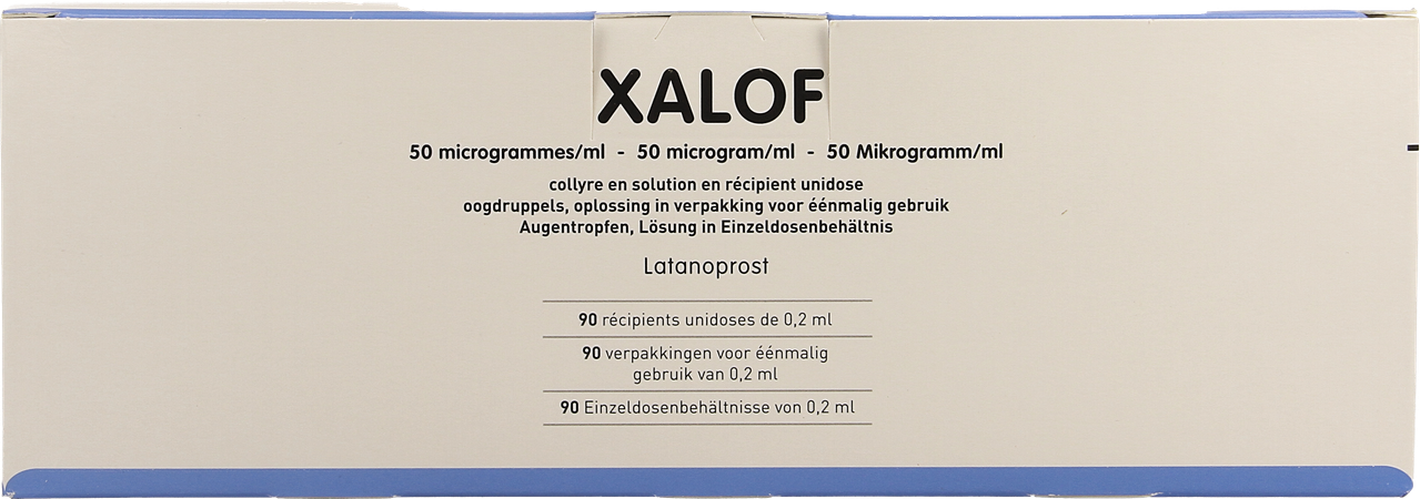Xalof 50mcg/ml Oogdruppels Opl Ud 90 X 0,2ml 1